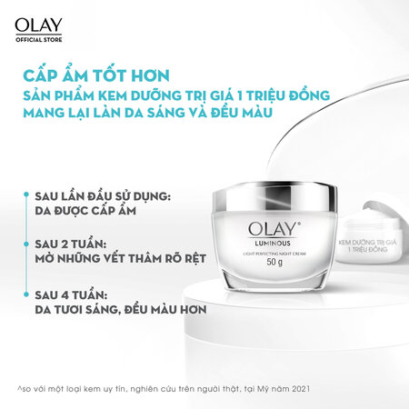 Kem Dưỡng Olay Luminous Sáng Da Mờ Thâm Nám 50g - Ảnh 4