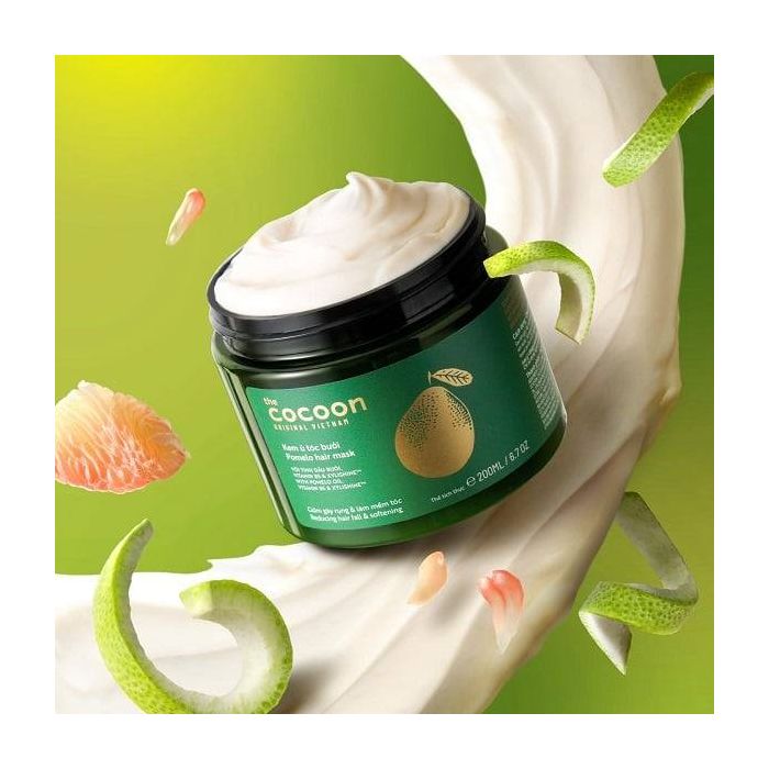 Kem Ủ Tóc Bưởi Cocoon Giảm Gãy Rụng Và Làm Mềm Tóc 200ml - Ảnh 3